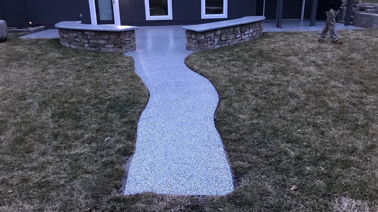 Patio using Domino  by Select Painting, Coatings & Garage Cabinets