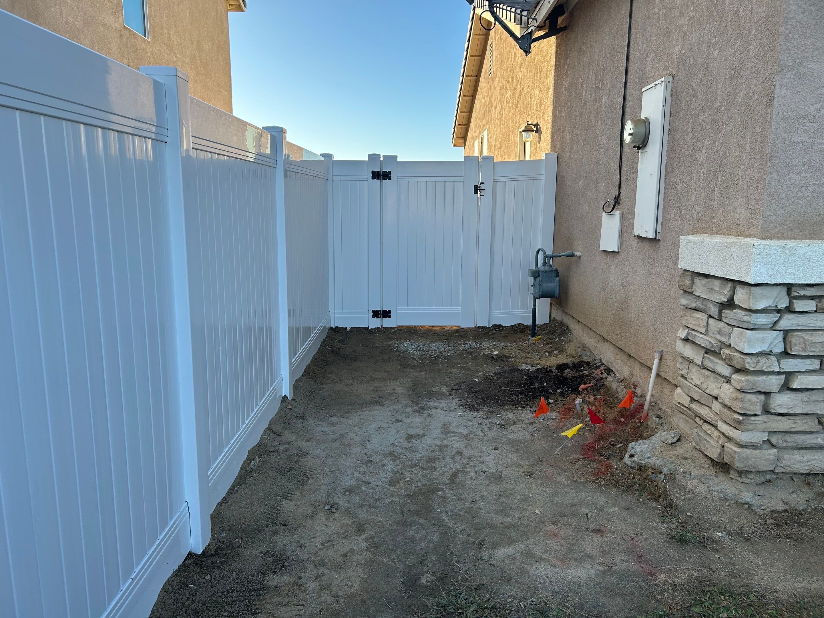 6ft White Privacy Vinyl by Fence Guys Inc.