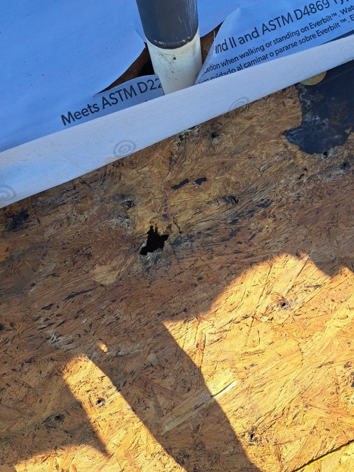 Reroof w/ window repairs by Heaven Sent Roofing, LLC 