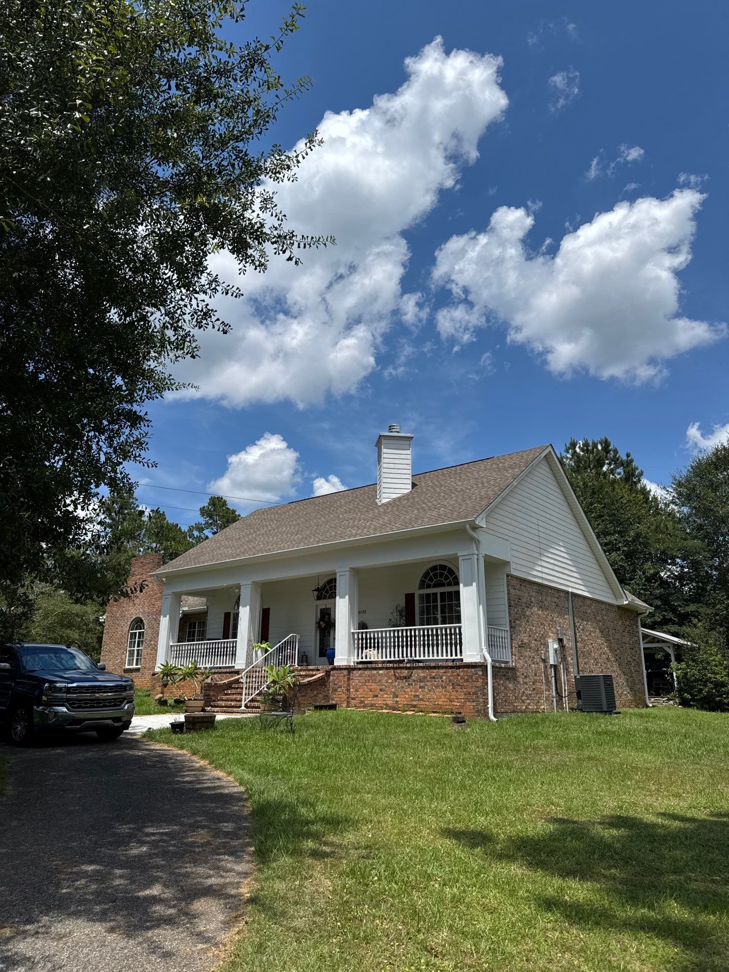 Asphalt Shingle Roof and Chimney Flashing Repair in Saucier by Frontline Roofing
