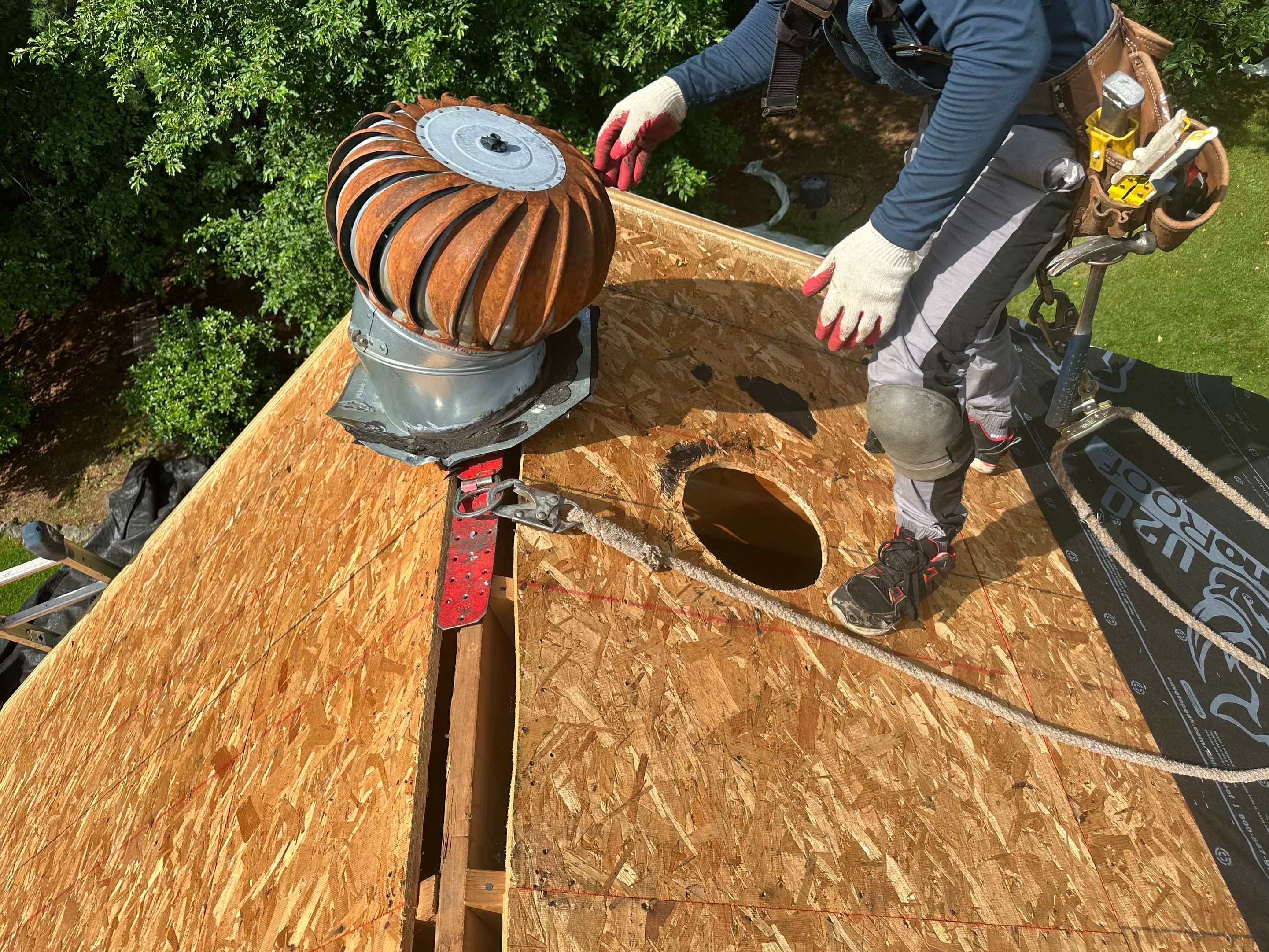 Residential Roofing Installation Featuring Owens Corning Duration Shingles in Deerfield by Tall pine roofing
