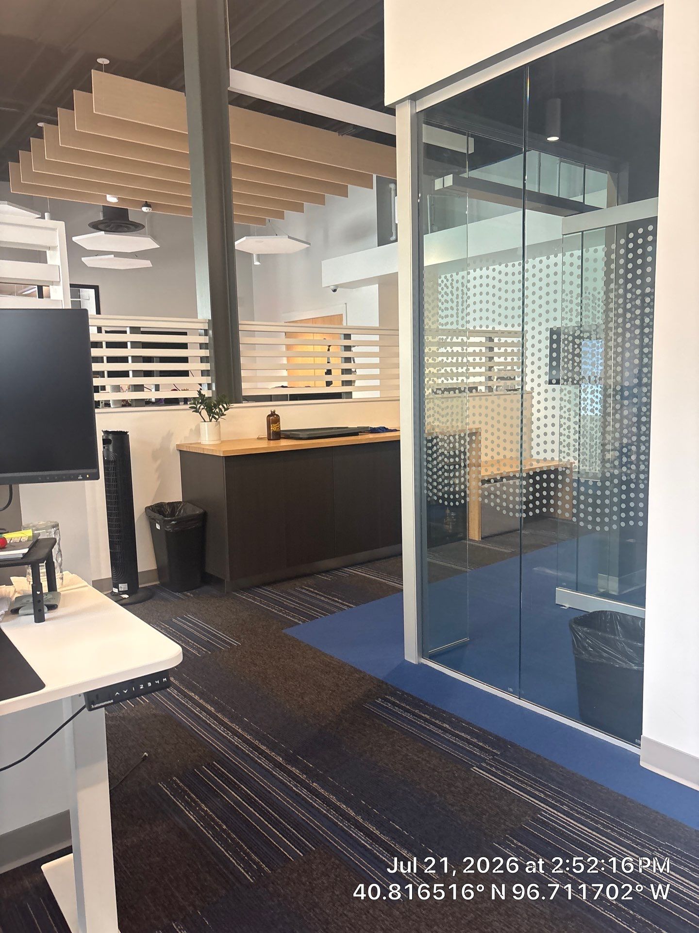 Modern Office Renovation with Glass Partitions in Lincoln by CompanyCam Sales Demo