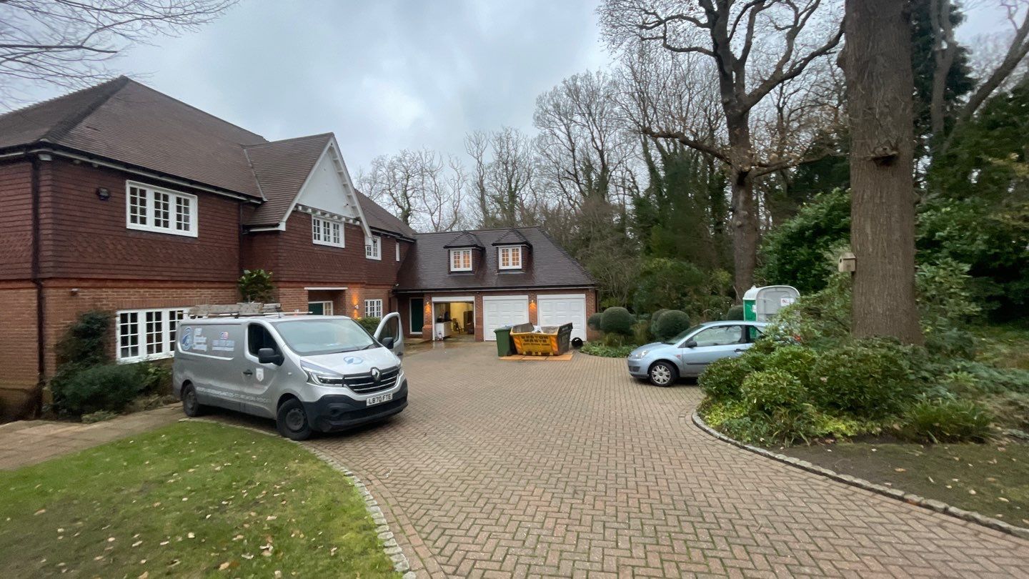 Roof Cleaning and Biocide Treatment using Honda 15lpm Low Pressure Washing Machine by Ges Exterior Cleaning ltd