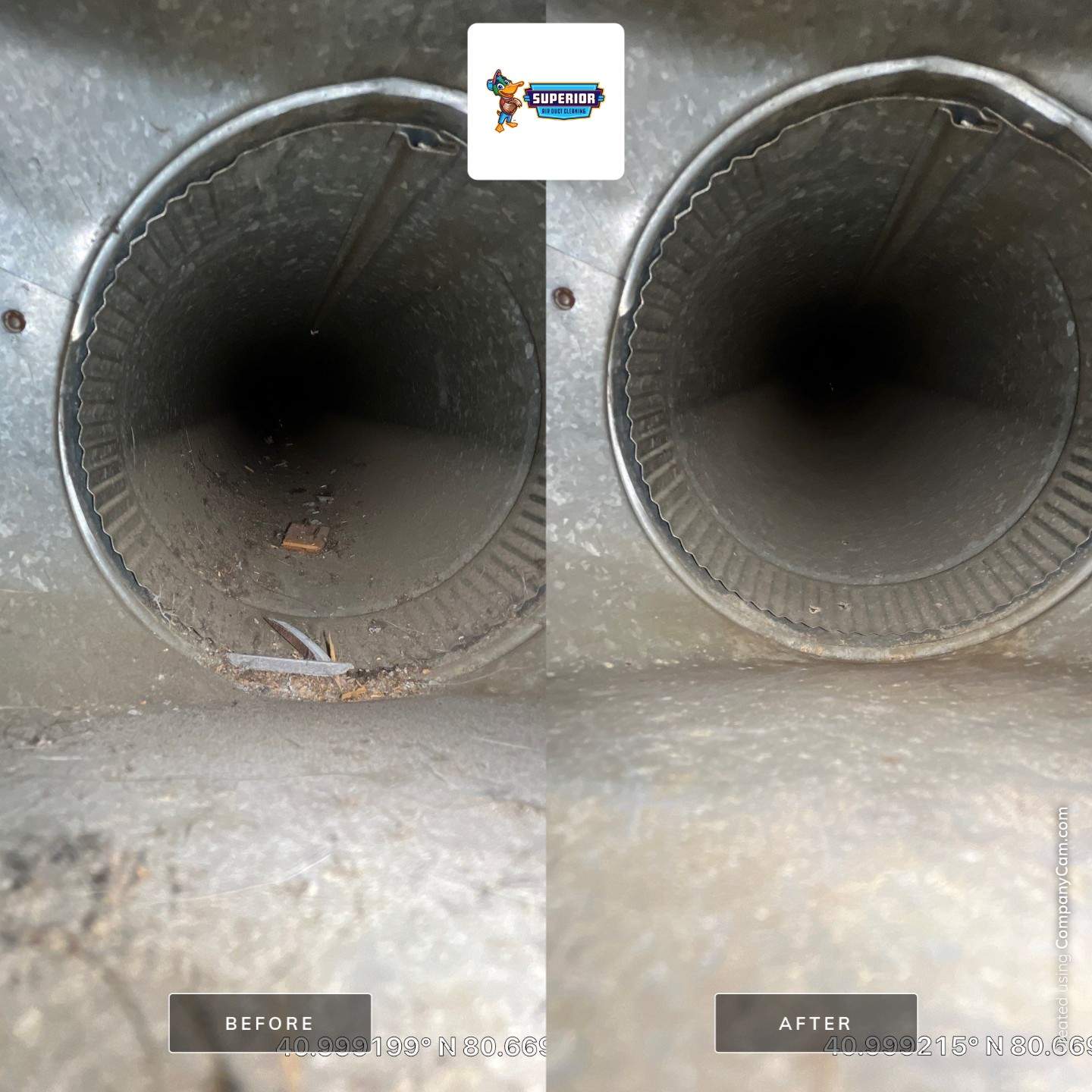 Air Duct Cleaning With a Vacuum Truck in Youngstown, OH by Superior Air Duct Cleaning