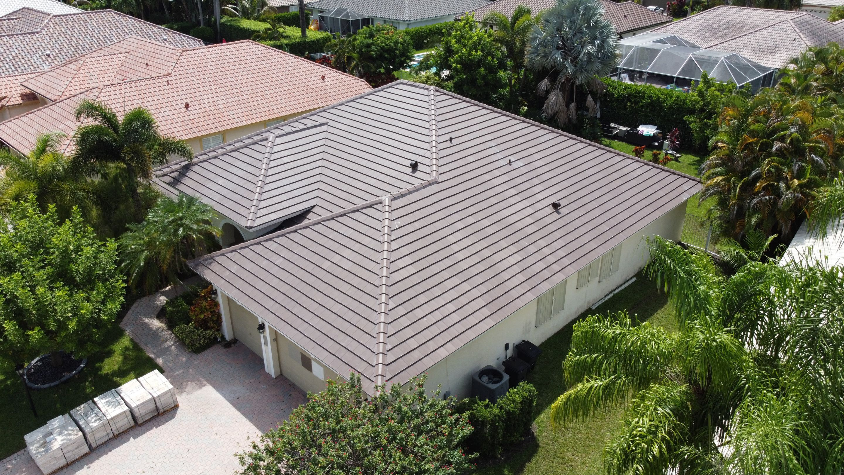 Residential Roofing Installation using Eagle Roofing Tile by BLUES BROTHERS ROOFING