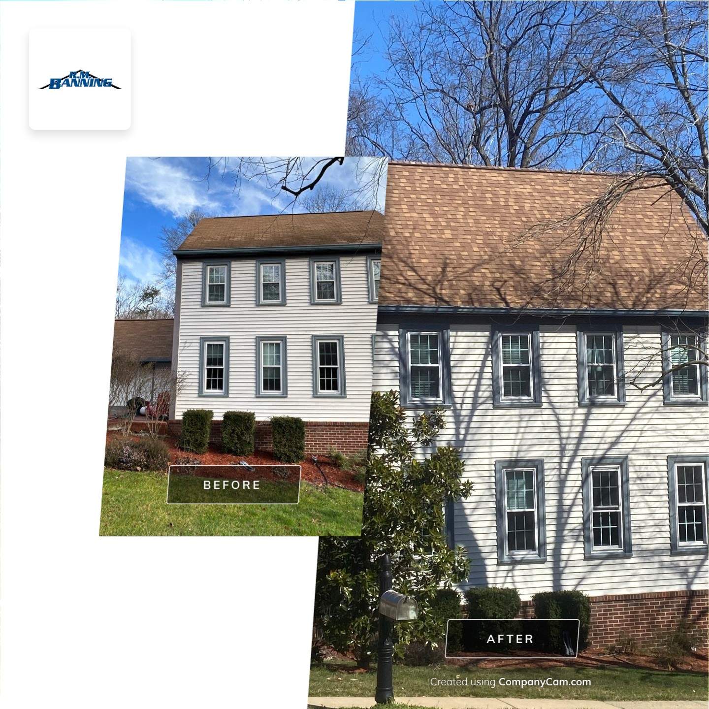 Springfield CertainTeed Landmark in Resawn Shake by RM Banning, Inc.