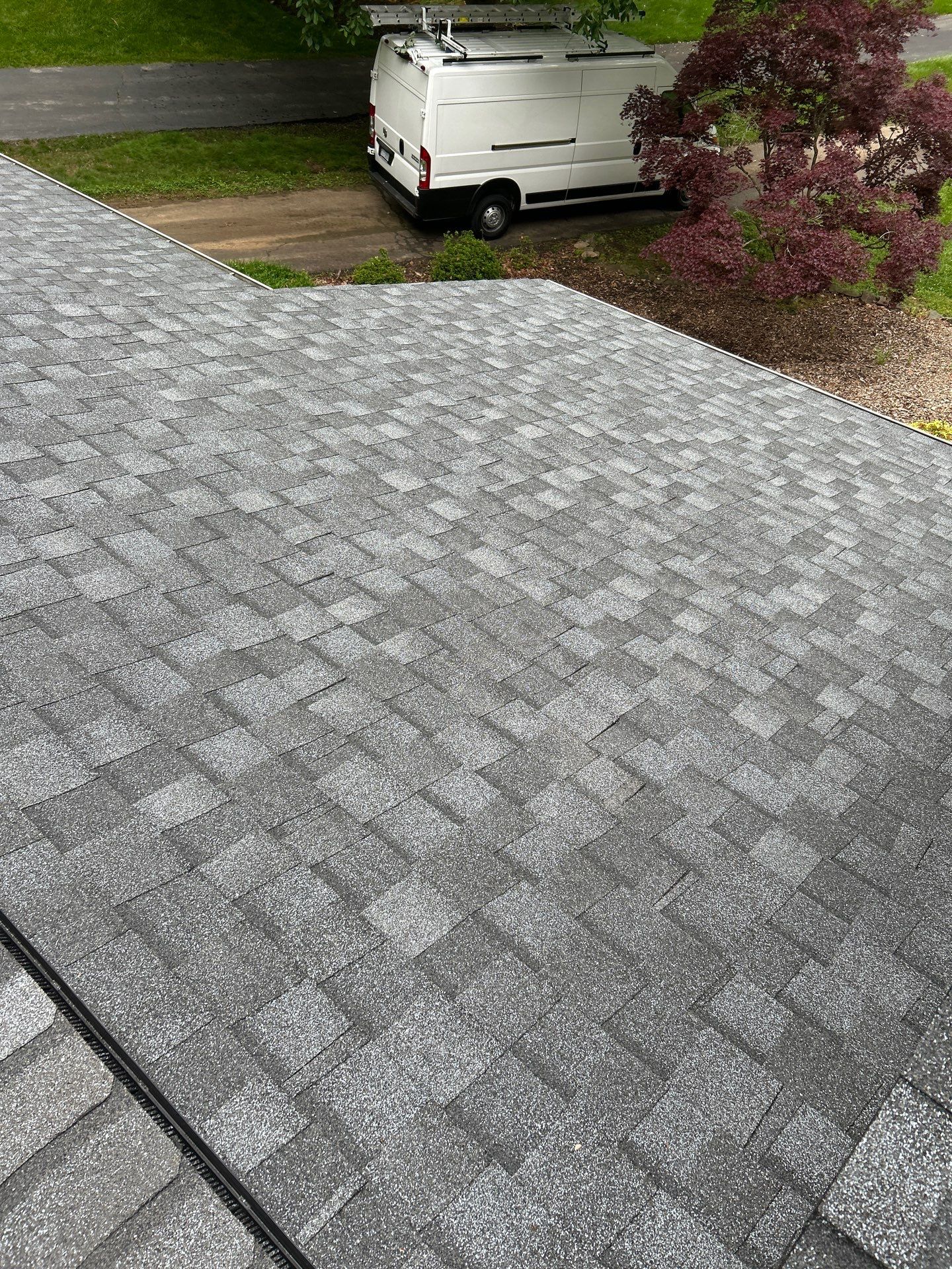 Oakton: Roof Replacement With CertainTeed Landmark Designer Shingles in Pewter by RM Banning, Inc.