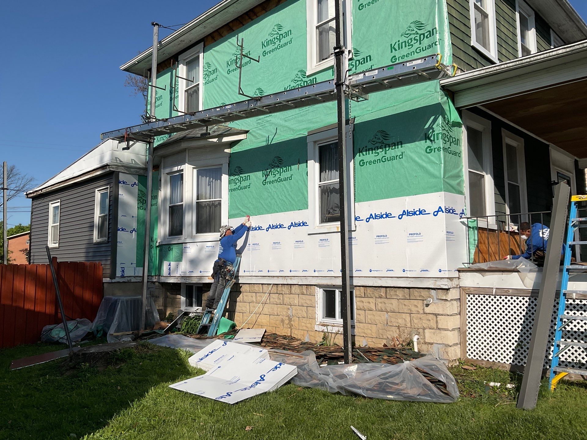 New siding & New Gutters by Alpha Design Services