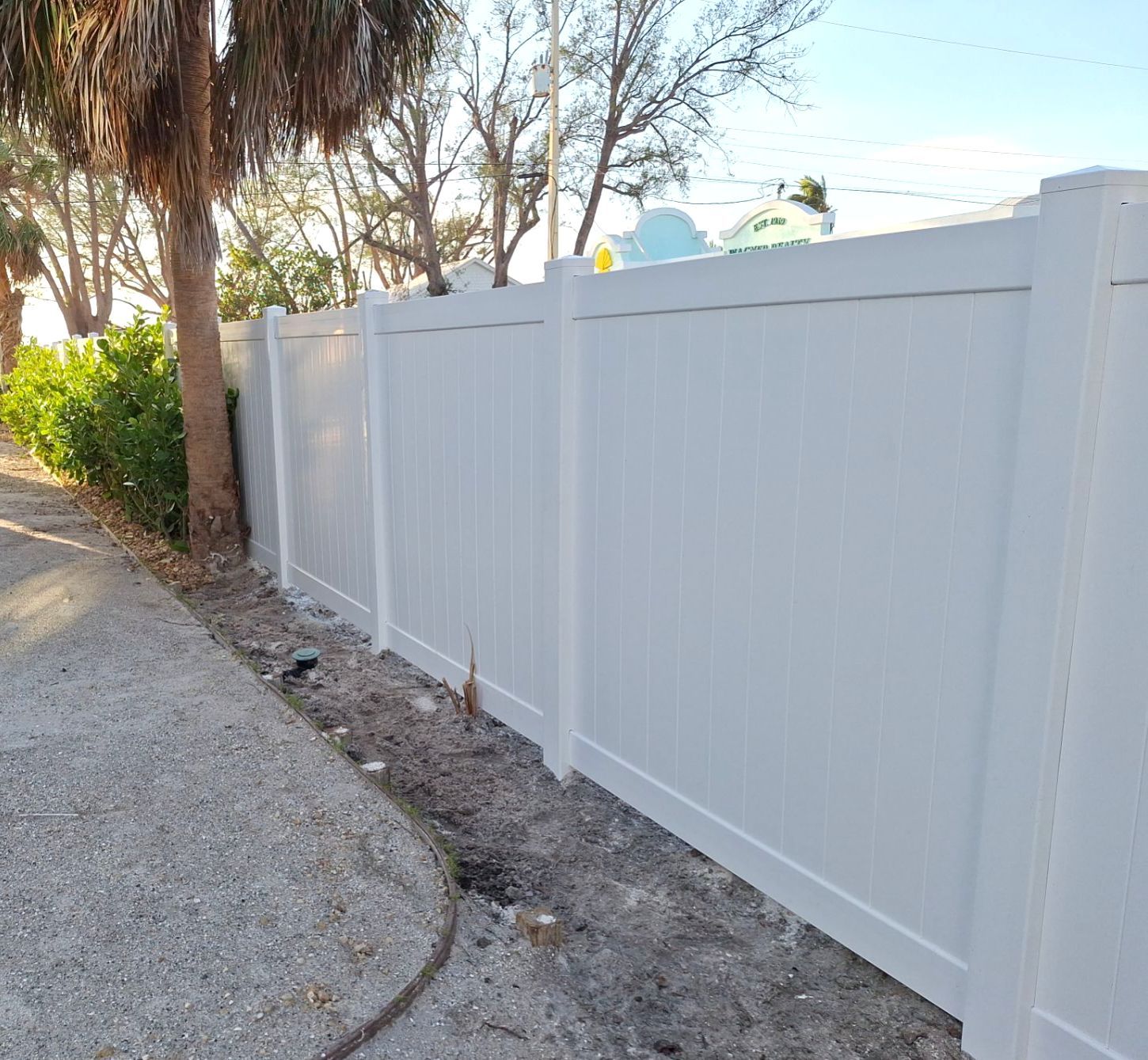 Vinyl Fence Installation using 6Ft Vinyl Privacy Fence with a 4Ft White Picket Fence by Asap fence and gates, LLC