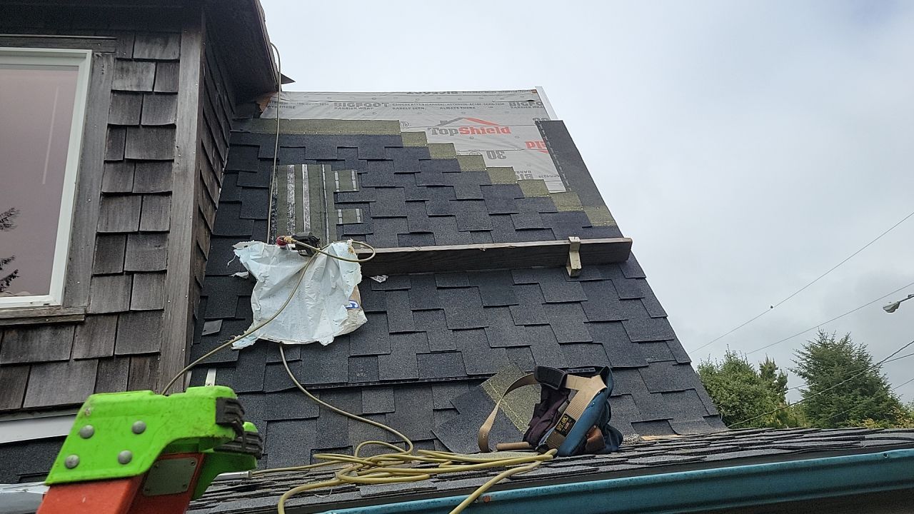Residential Roofing Installation using Malarkey Windsor by Orezona Building & Roofing Company, Inc.