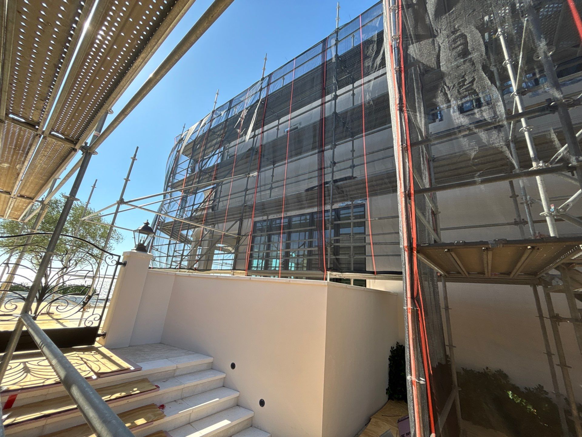 Gutter Installation using Half Round Seamless Gutters in Tampa FL by Gutter Professors