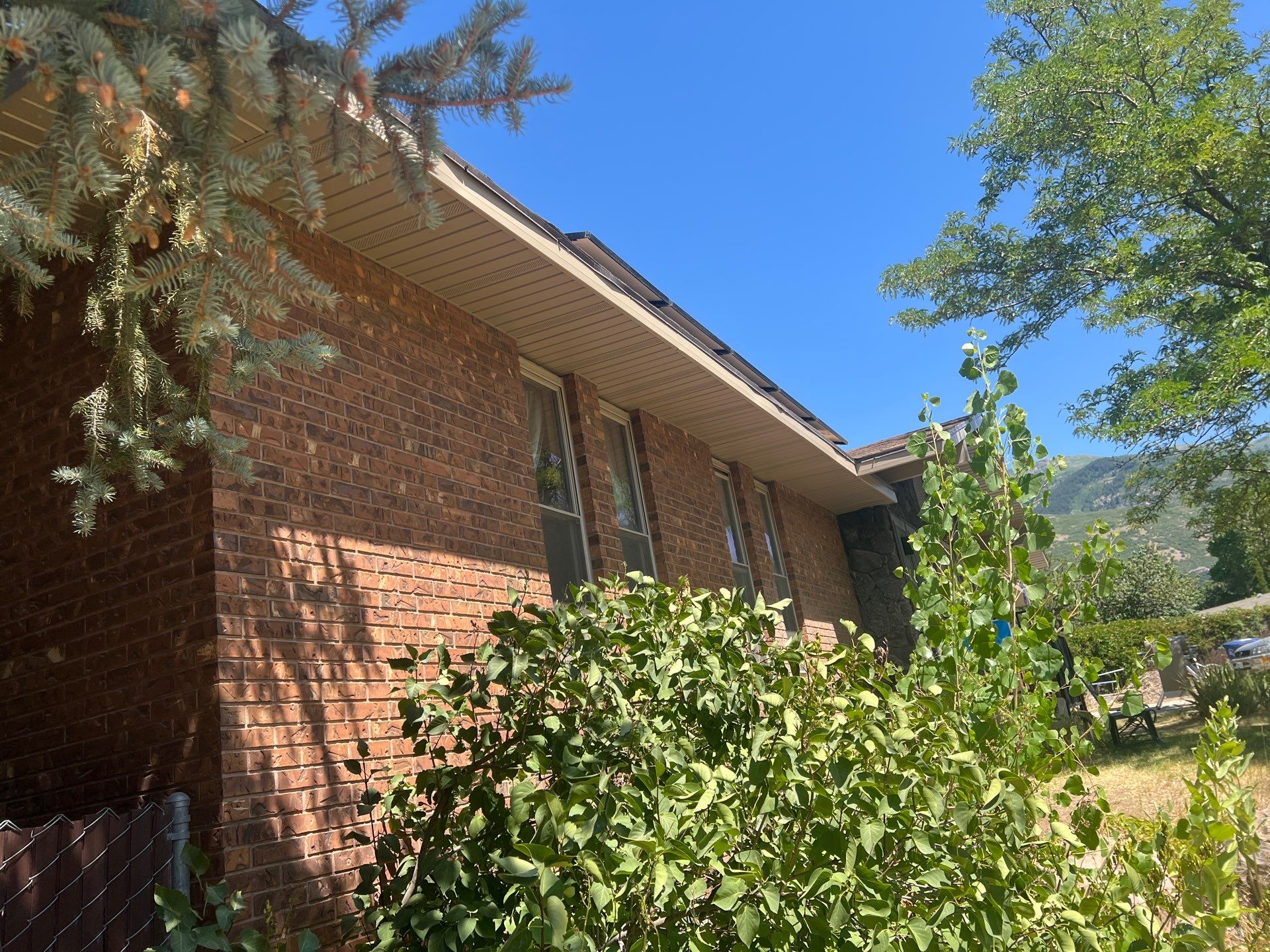 Project in South Weber by Emerald Gotcha Gutters 