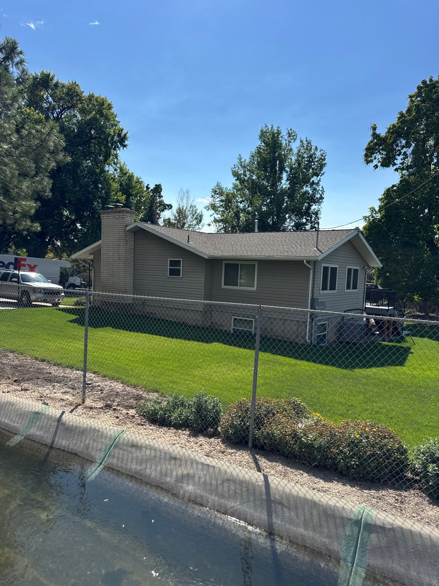 Project in Lindon, Ut by Master Rain Gutters.