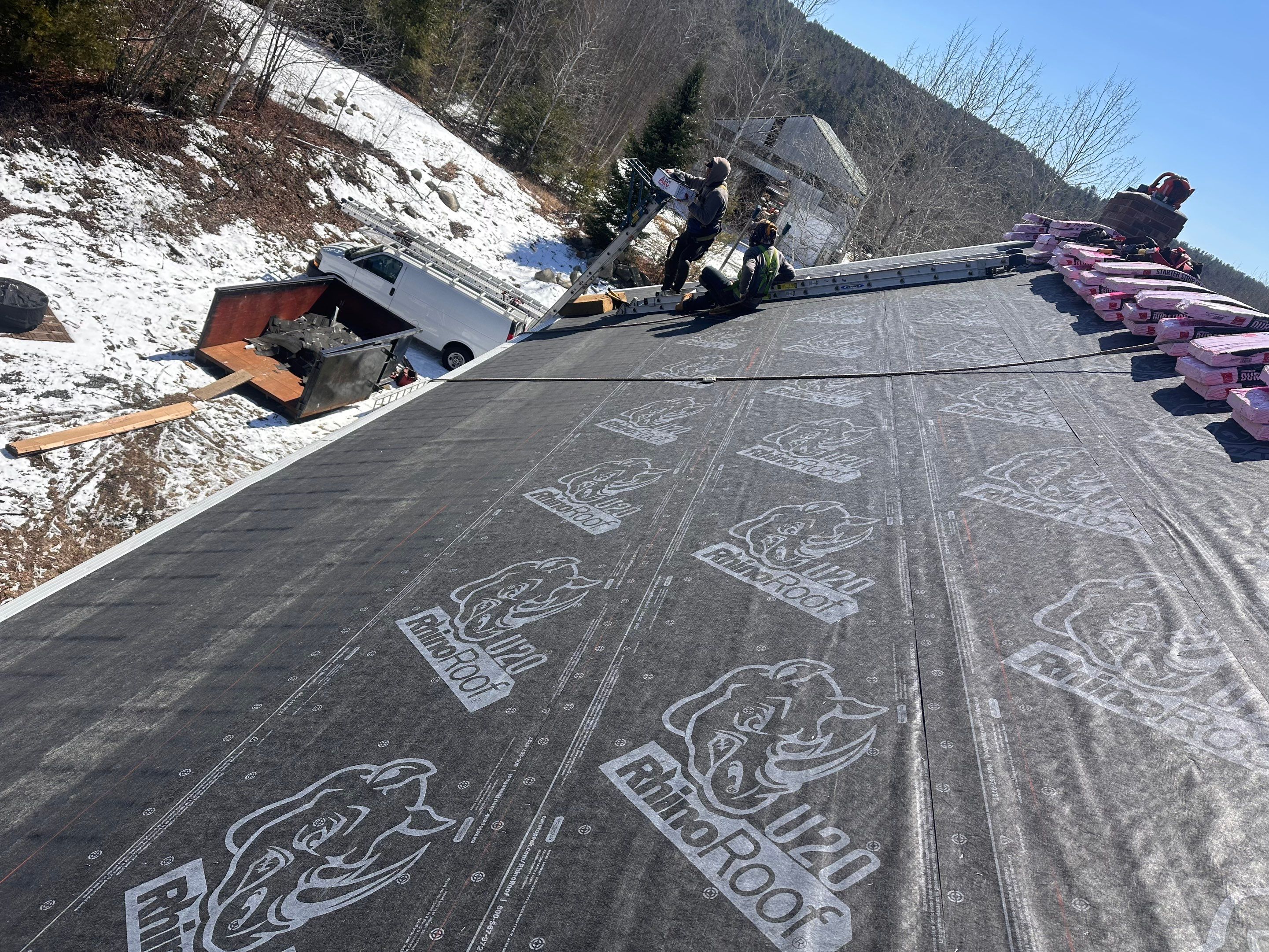 Owens Corning Duration Asphalt Roof Replacement in Canaan, NH by Tall pine roofing