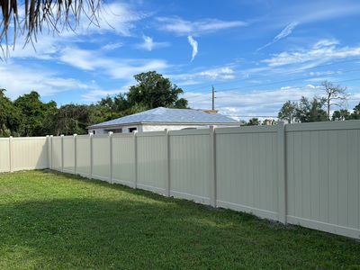 Vinyl Fence Installation using Vinyl Privacy Fence
