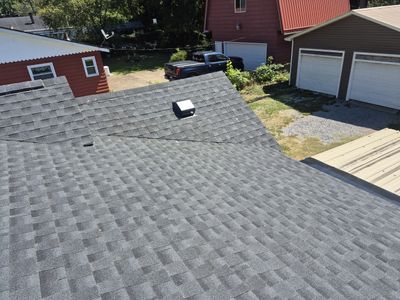 Residential Roofing Installation using GAF Timberline HDZ Charcoal