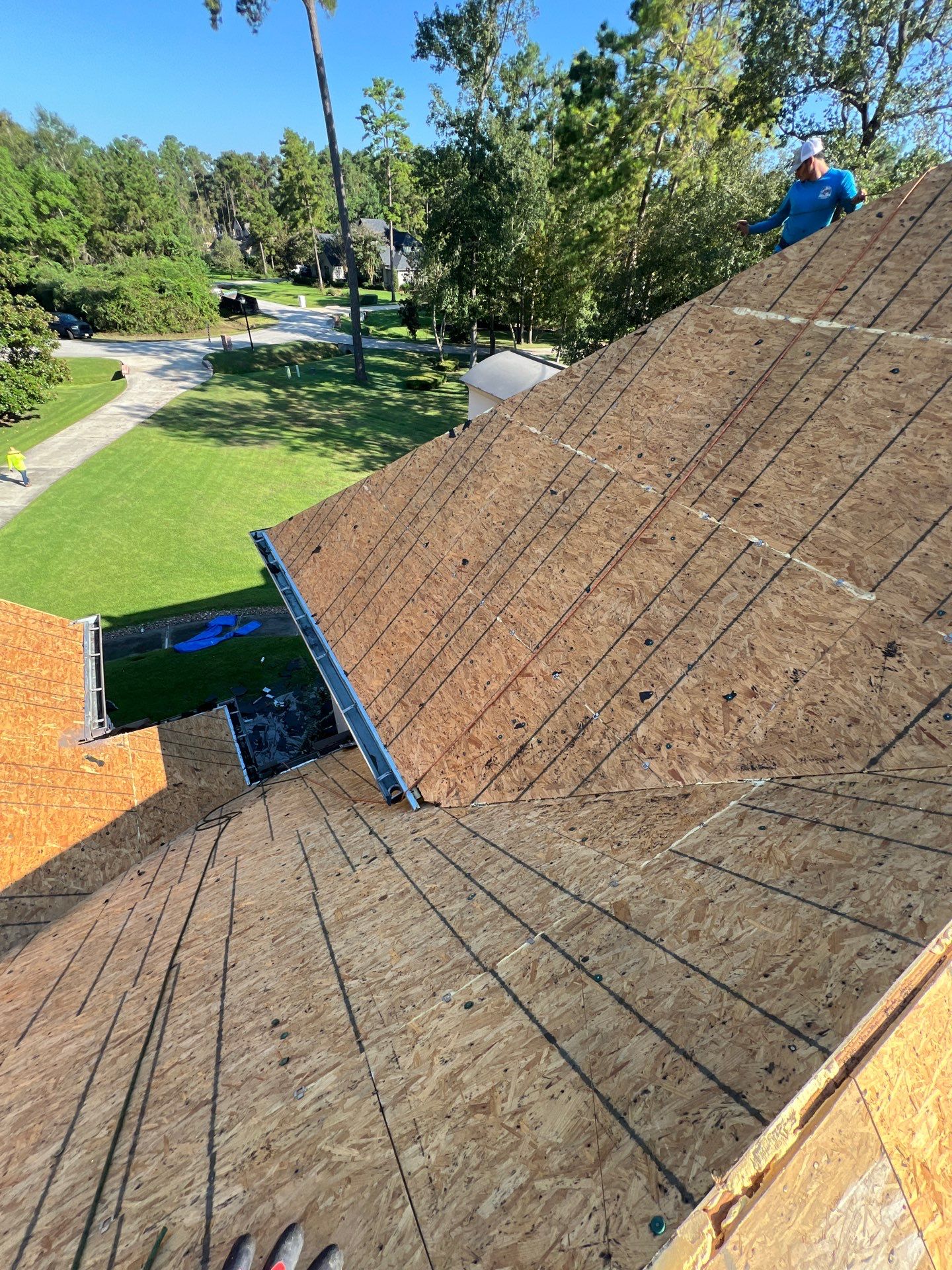 Residential Roofing Installation using Owen's Corning Duration (Lifetime) Shingles by Roof Repair Company