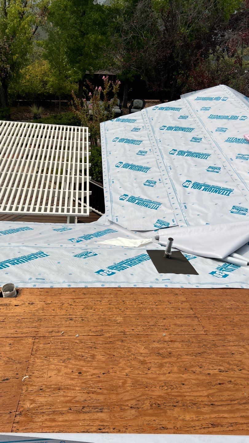 Gutters and new Roof by Byers Enterprises 