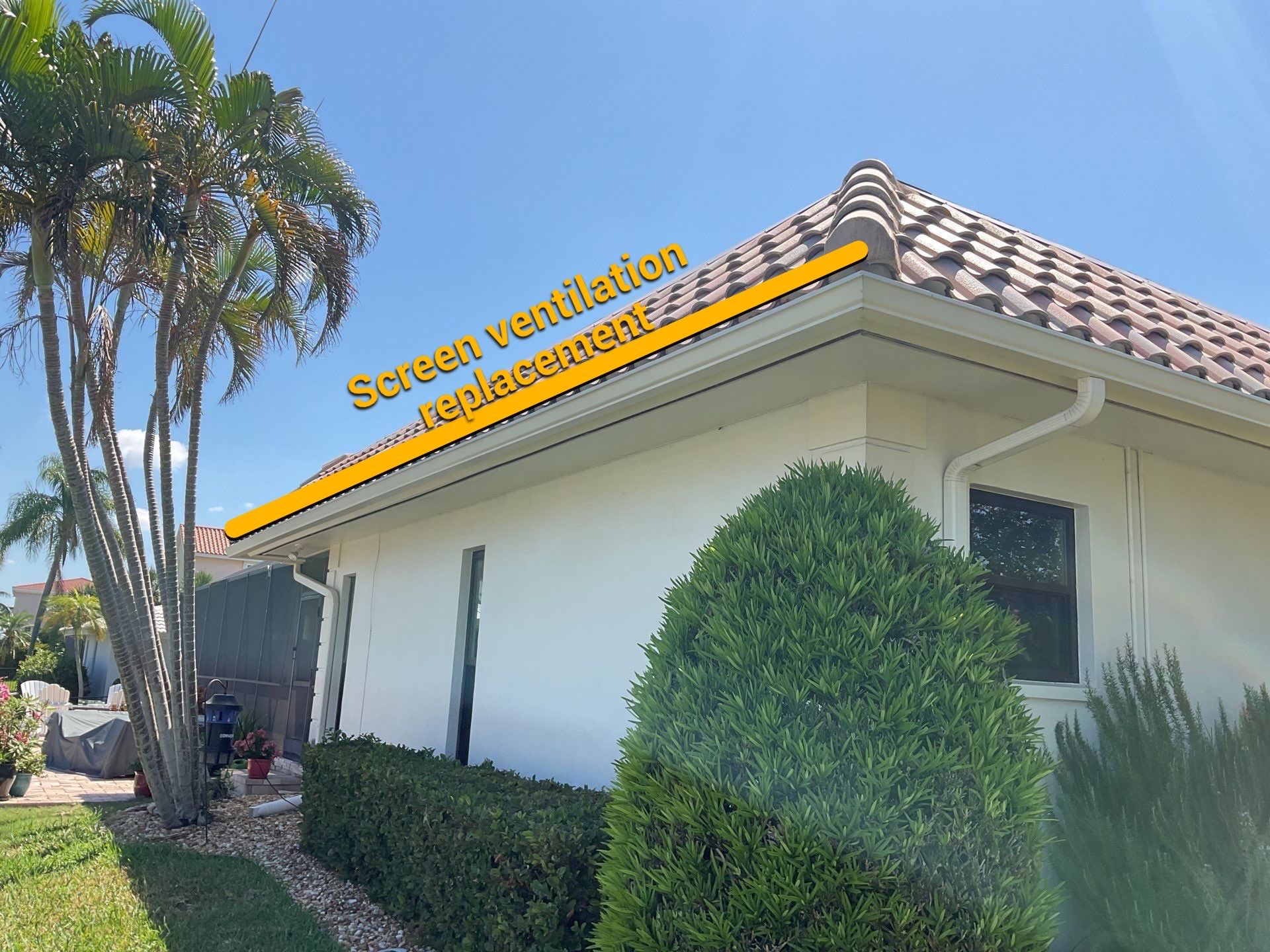 Ventilation Replacement Gutters in Longboat FL by Gutter Professors