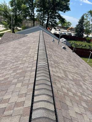 Residential Roofing Repair using Ridge vent replacement