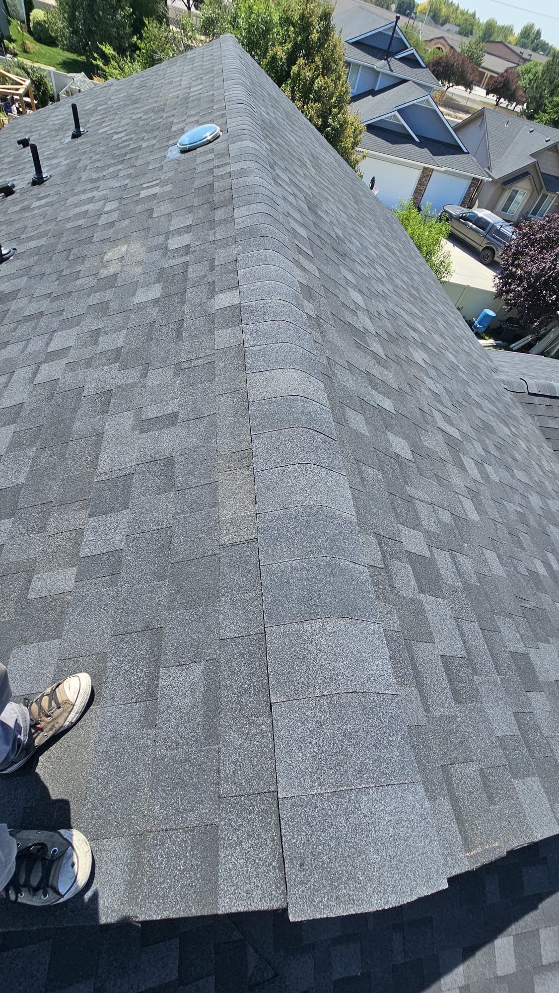 Asphalt Architectural Shingle Roof Replacement in Meridian, Idaho by Olive Roofing