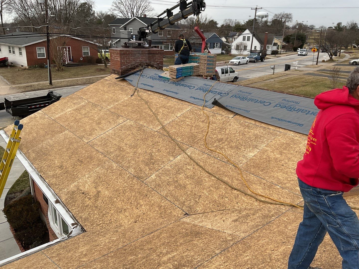 Residential Roofing Installation using CertainTeed Shingles by Alpha Design Services