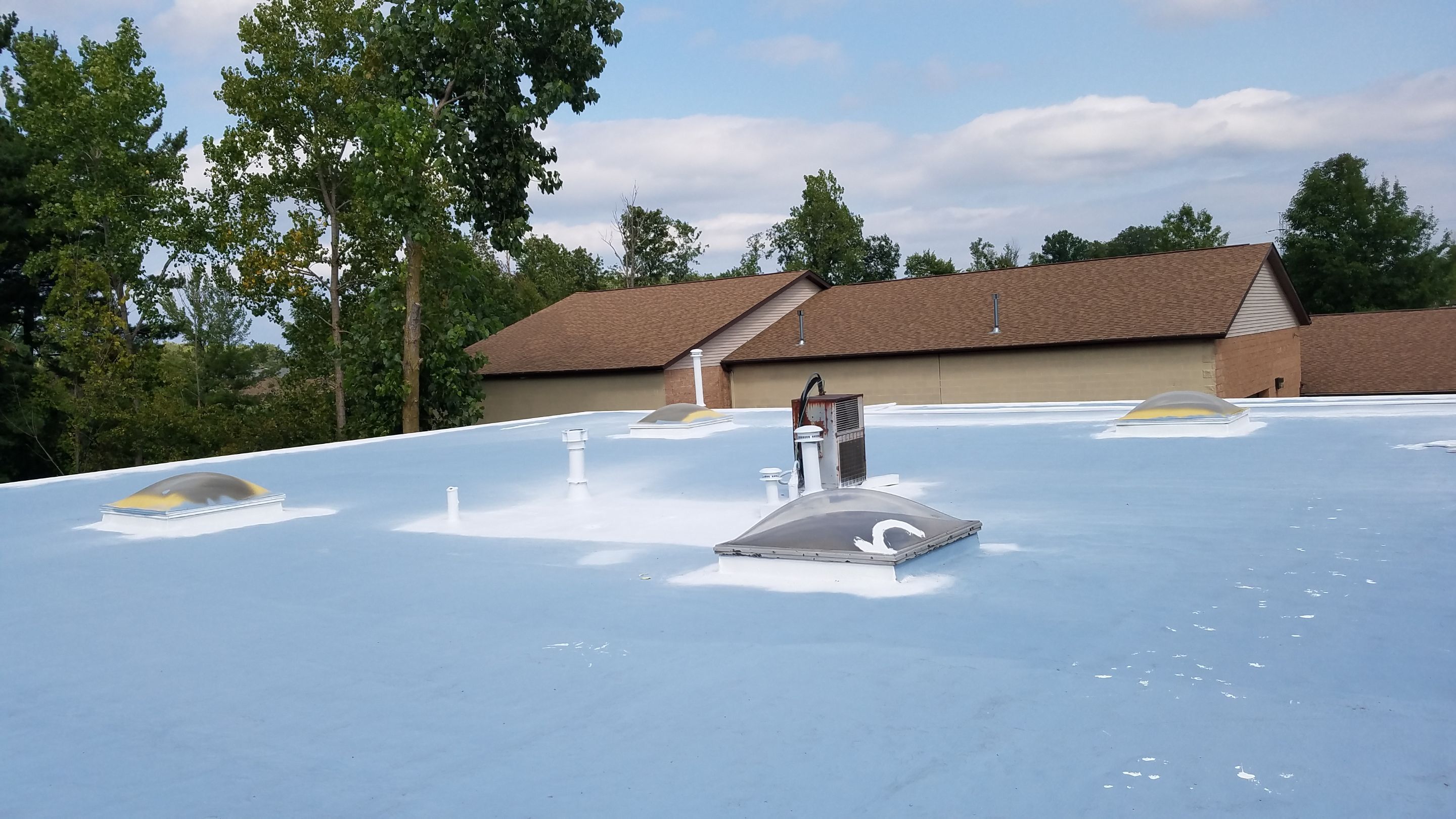 Spray Foam Roof System by Gold Star Roofing LLC 