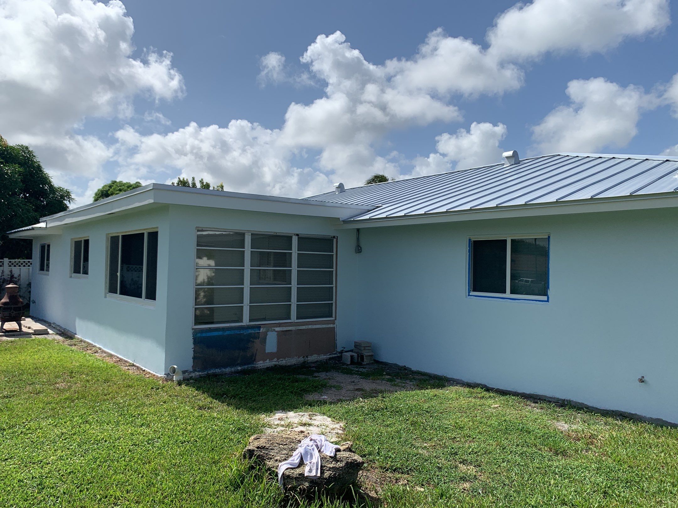 Residential Roofing Installation using 1" Nail strip metal roof by BLUES BROTHERS ROOFING