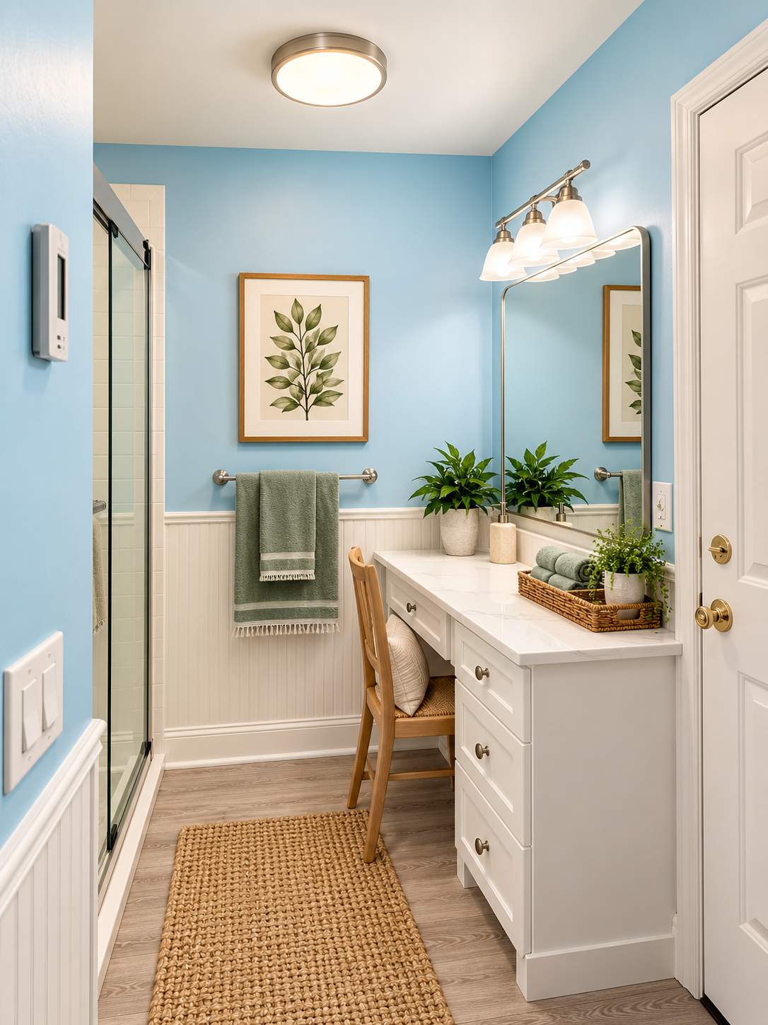 Modern Walk-In Shower Remodel with Frameless Glass Enclosure