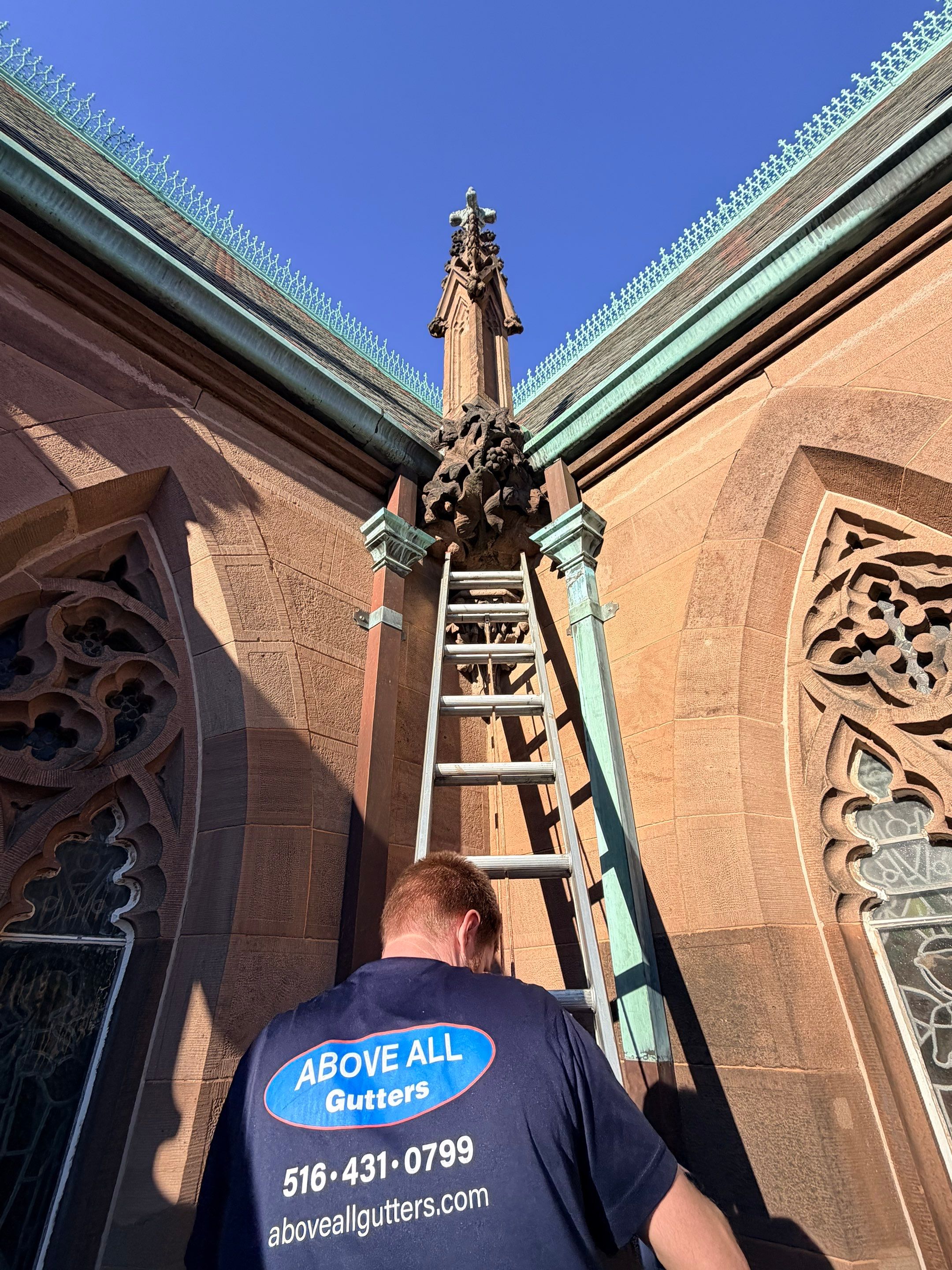 🙏 CATHEDRAL OF THE INCARNATION | GARDEN CITY, NY by Above All Gutters 