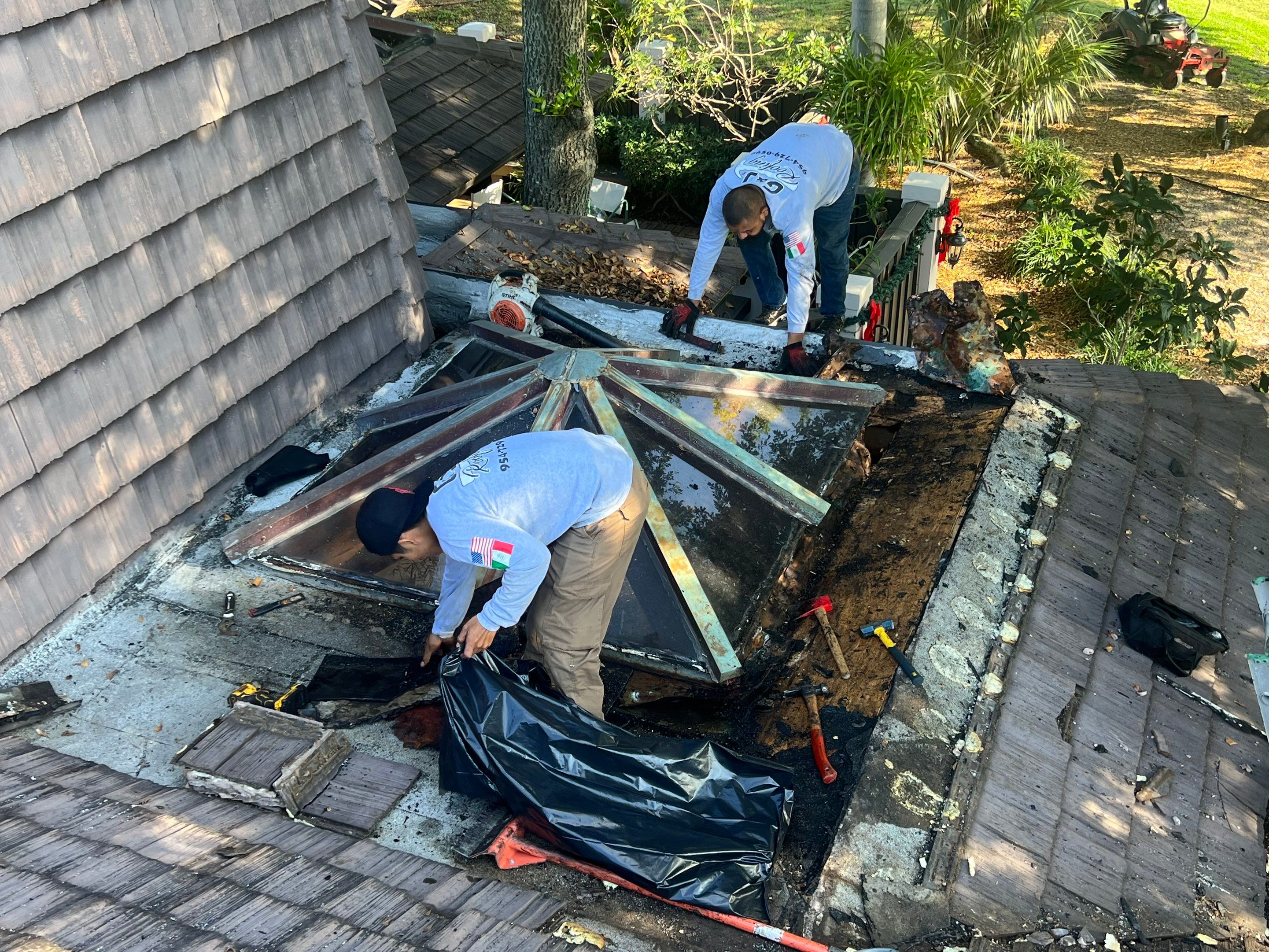 Gatehouse Rd., Sea Ranch Lakes, FL (Skylight Repair) by G&J Roofing 