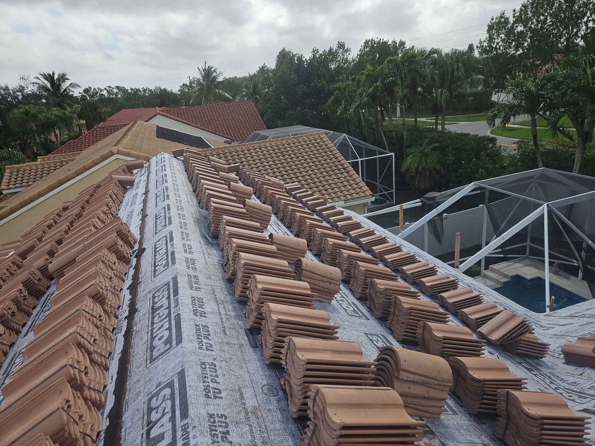 Residential Roofing Installation using Eagle Roofing Tile by BLUES BROTHERS ROOFING