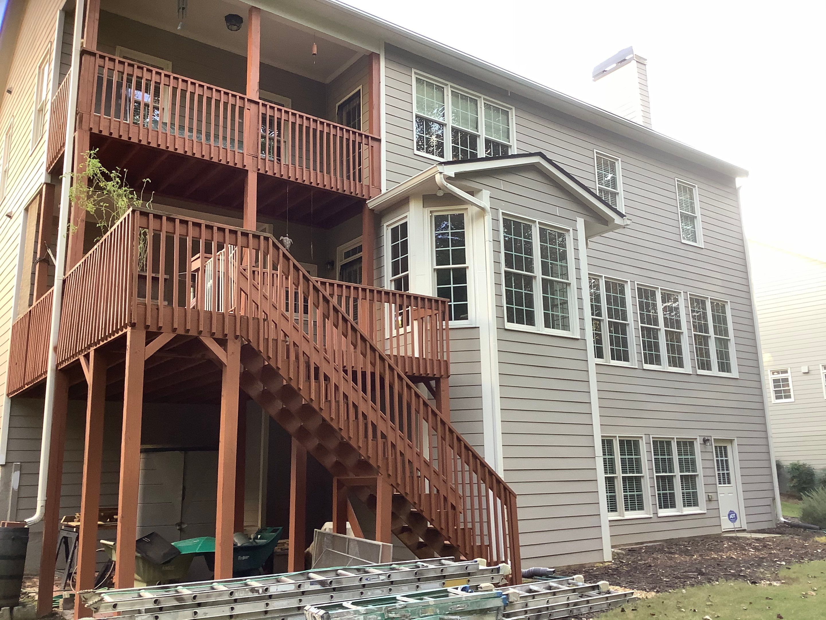 Full Exterior Residential Painting and Siding Refresh in Marietta by Swift Home Renovations