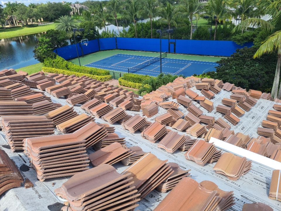 Residential Roofing Installation using Eagle Roofing Tile by BLUES BROTHERS ROOFING