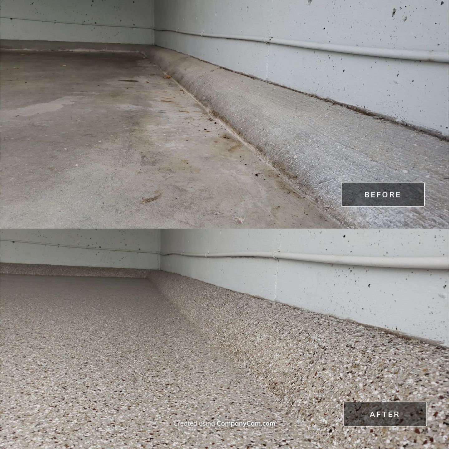 Runnels Garage Floor Coating in Pebble Beach by Revival Concrete Coatings