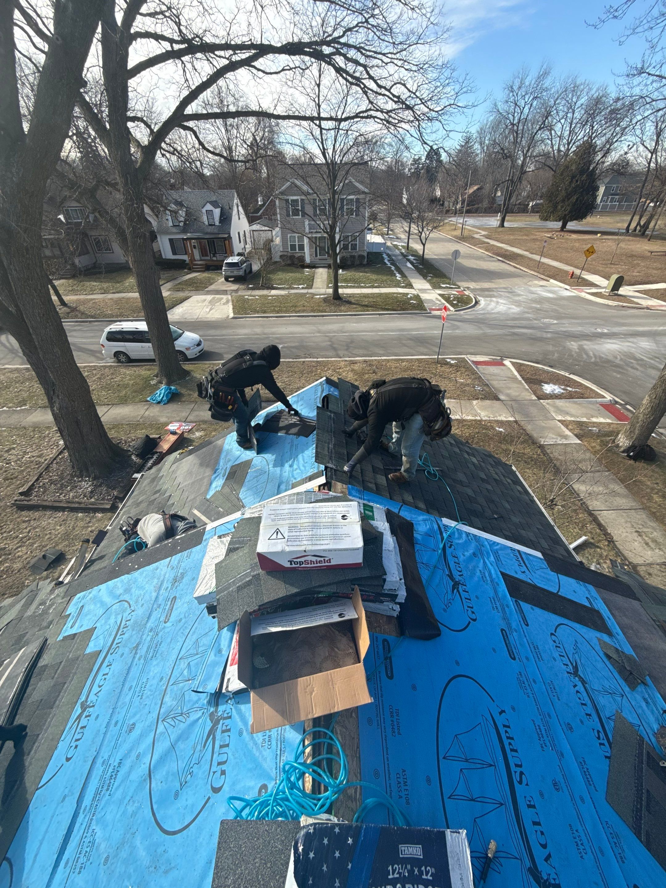 Roof Replacement using TK Thunderstorm Gray by 180 Contractors