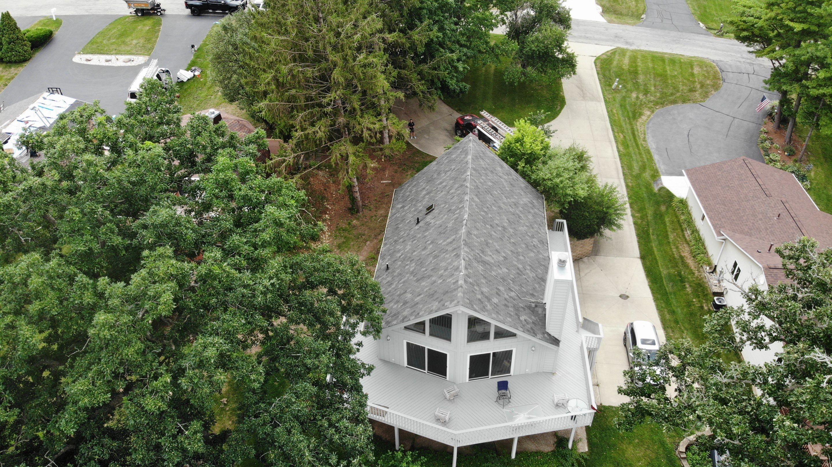 Residential Roof Replacement with Malarkey Windsor Shingles in Davis by Mr Roof & Remodeling Co