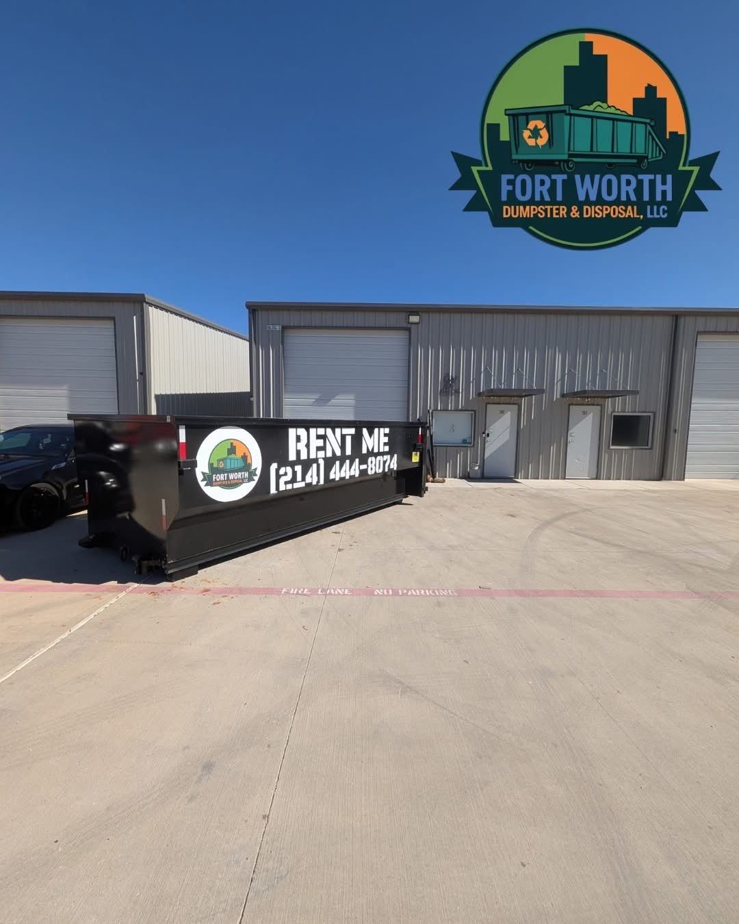 Fort Worth Dumpster by REH Construction, LLC.