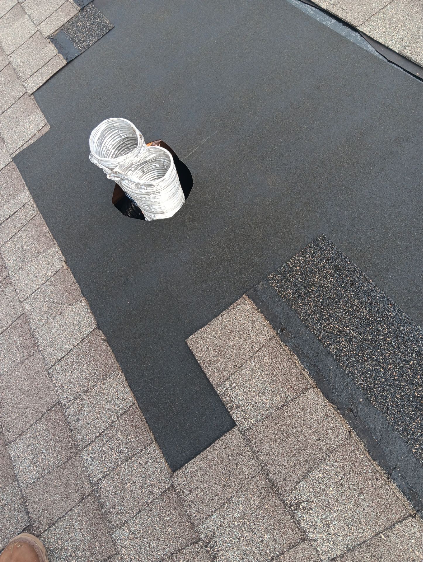 Hail Damage using Owen's Corning Duration (Lifetime) Shingles by Roof Repair Company