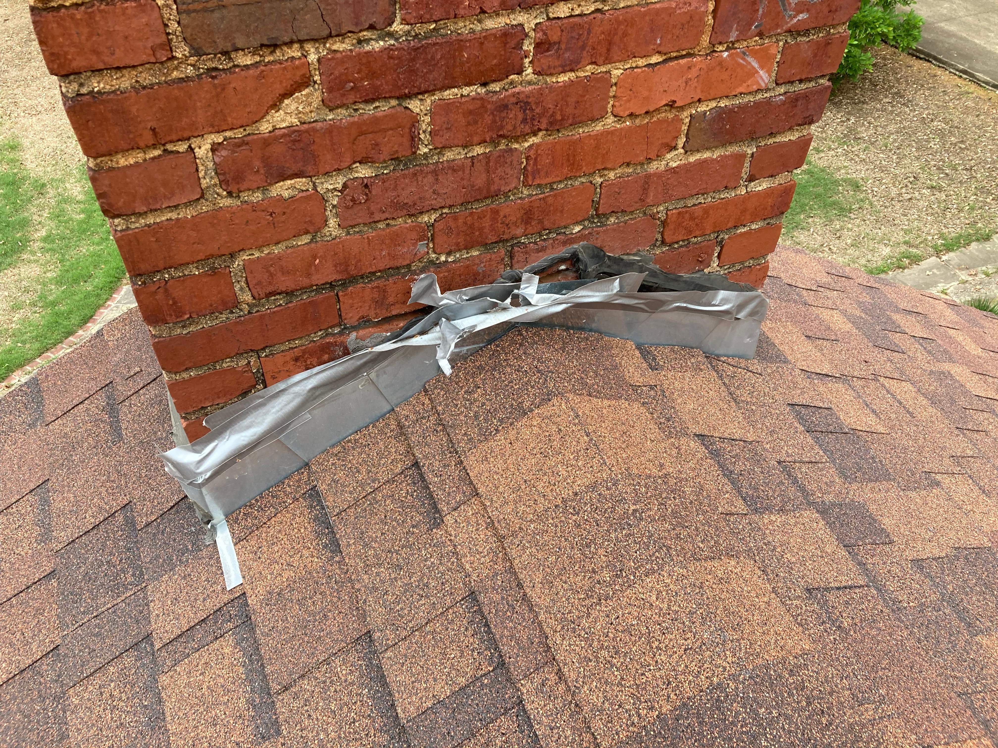 Chimney flashing using Chimney flashing kit by In & Out Construction & Remodeling, LLC