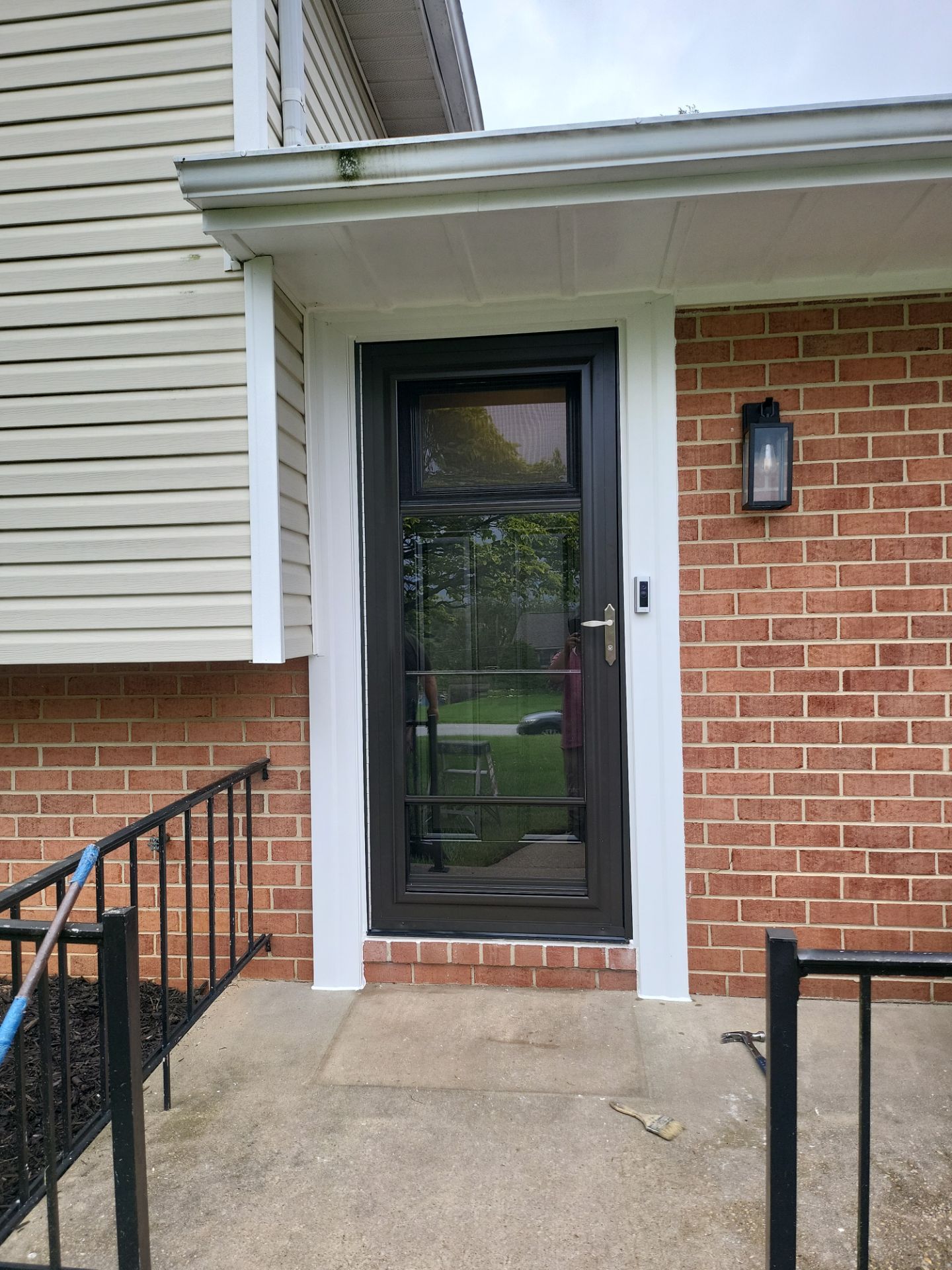Door Replacement using ProVia Legacy Steel Exterior Door by American Home Contractors