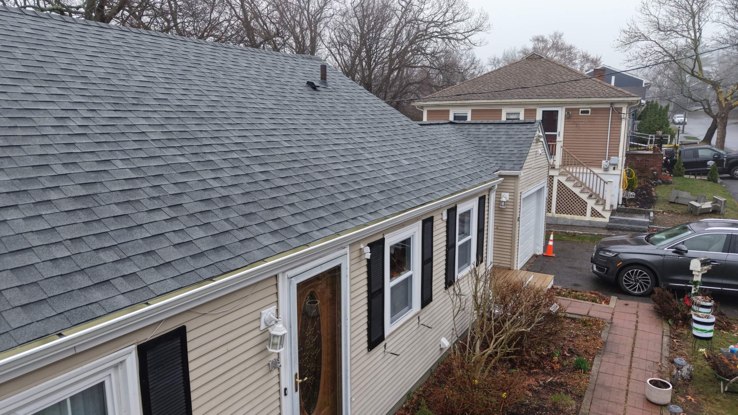 Major Roof Overhaul in Lynn, MA – Full Replacement, Skylight Removal, Gutters & Custom Flashing by JOHNNYS PRO