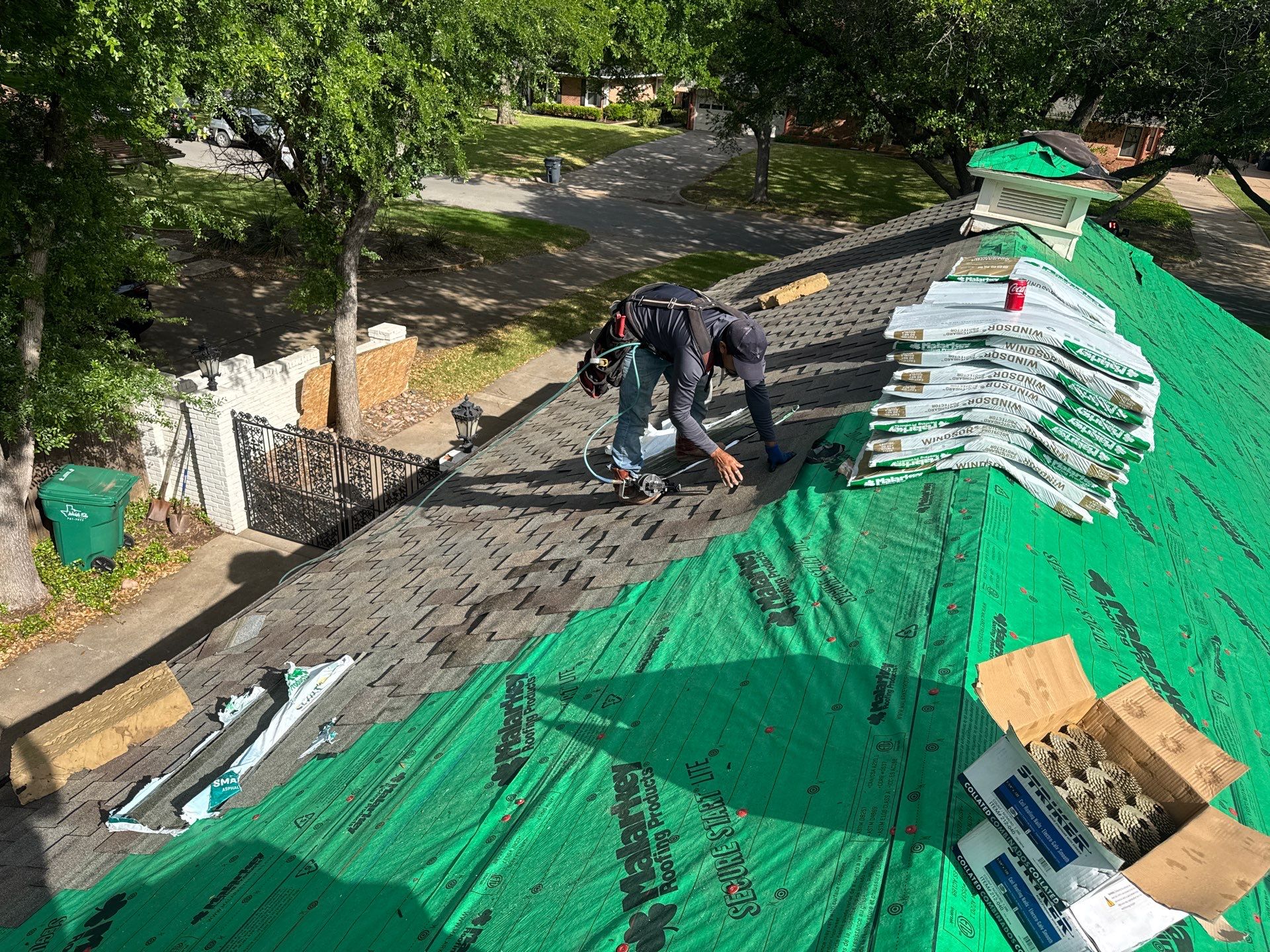 Wichita Falls Roof Replacement Featuring Malarkey Windsor Architectural Shingles by Shearman Roofing & Construction
