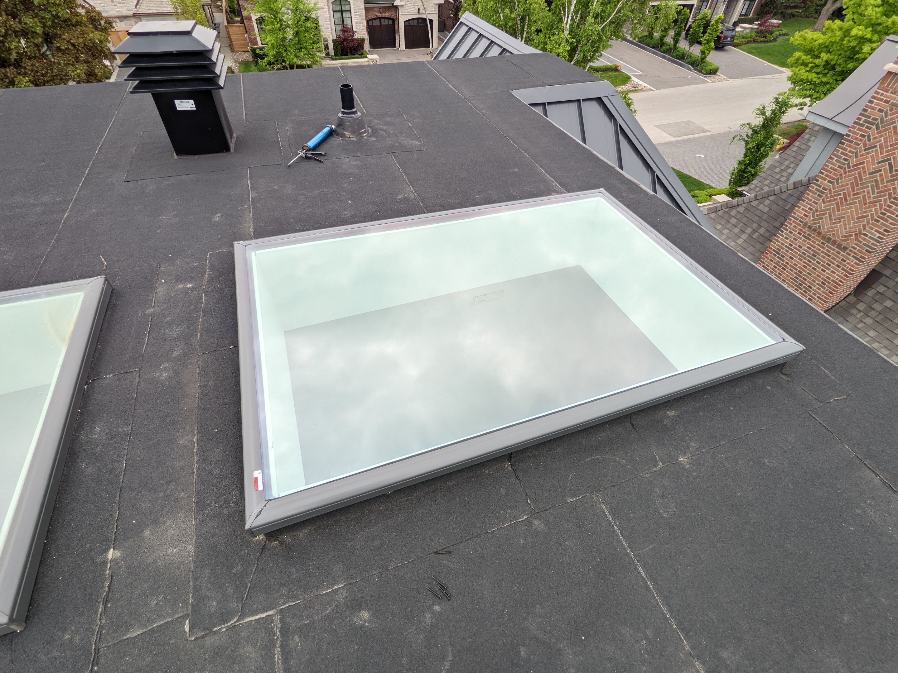 New Home Construction using 16" Standing Seam Panels by Jay Carter Roofing & Sheet Metal