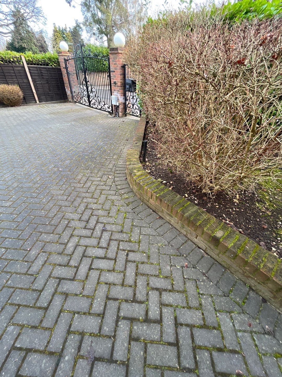 Driveway - Patio - Render Clean using honda 21 ltr/min by Ges Exterior Cleaning ltd