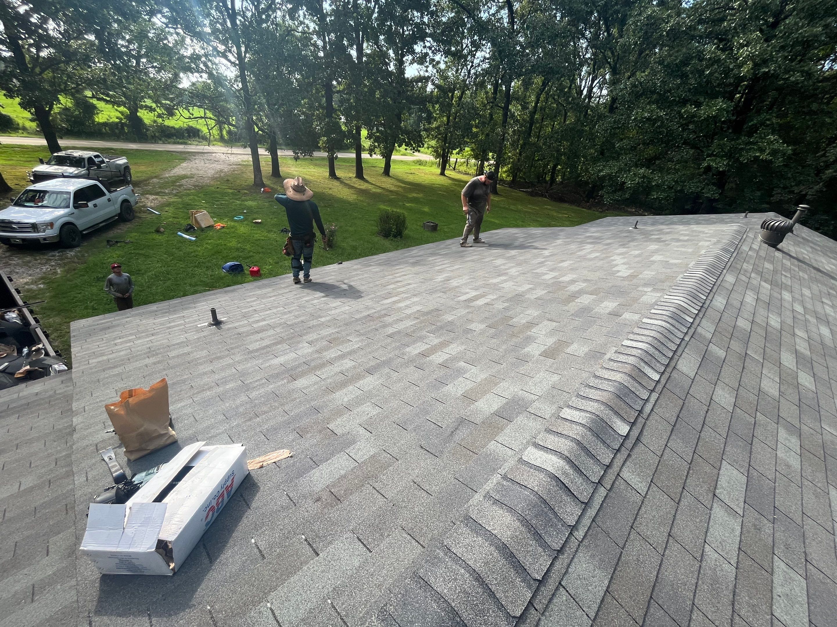 Residential Reroof: 25 Year 3-Tab Shingle by Hostetler Roofing