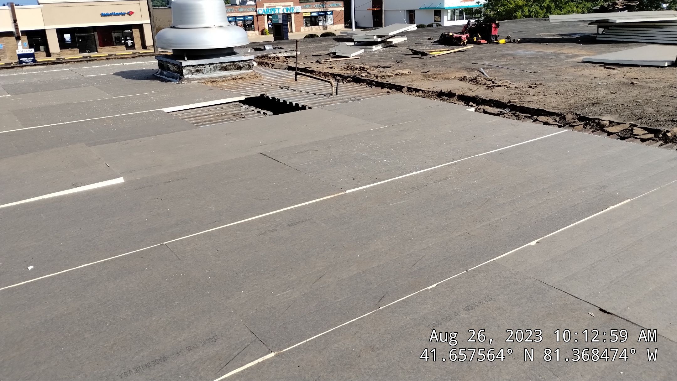 Flat Roof Install Mentor Ohio by Gold Star Roofing LLC 
