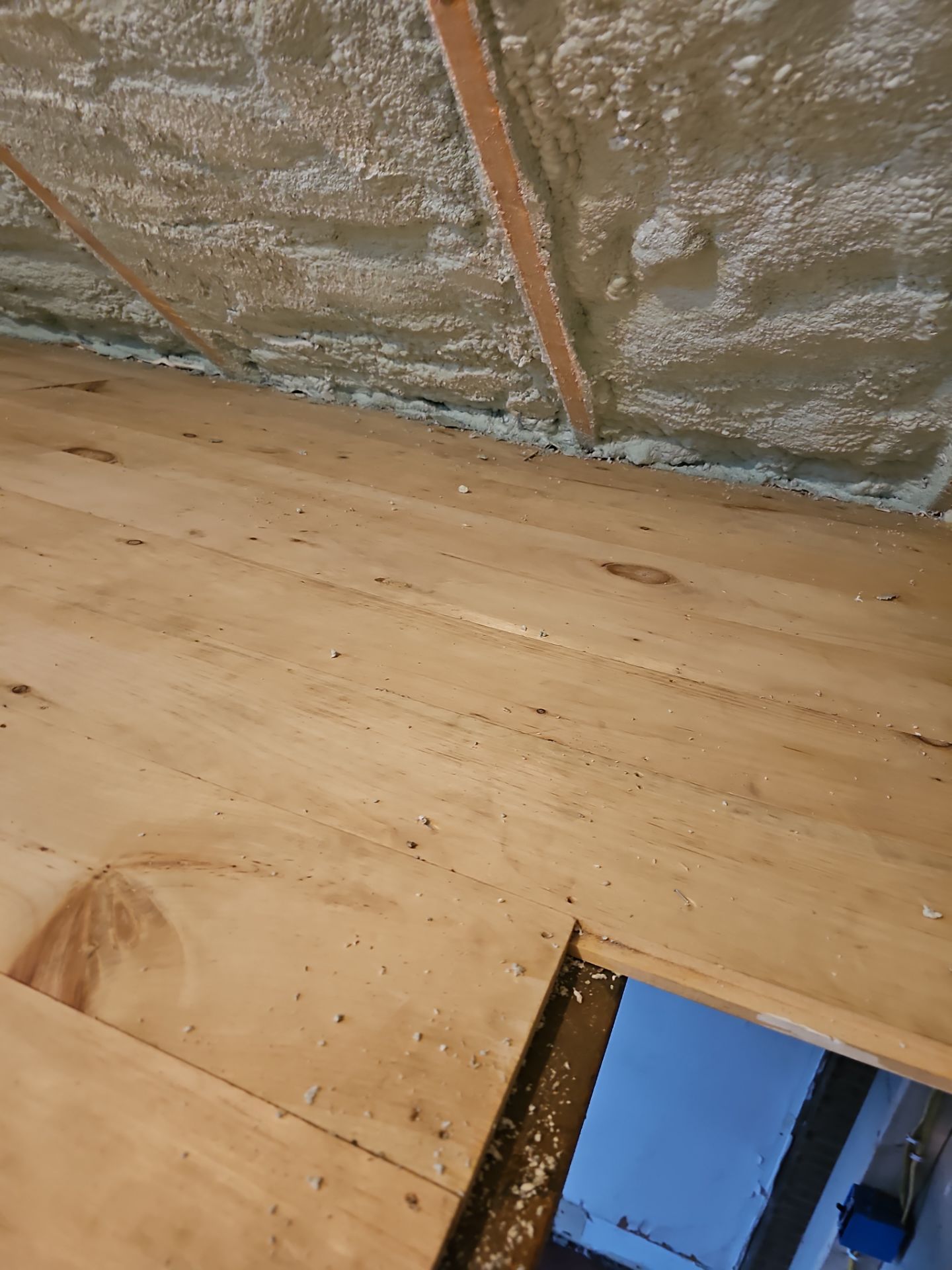 Attic Insulation using Closed Cell Spray Foam by NYS Foam & Energy
