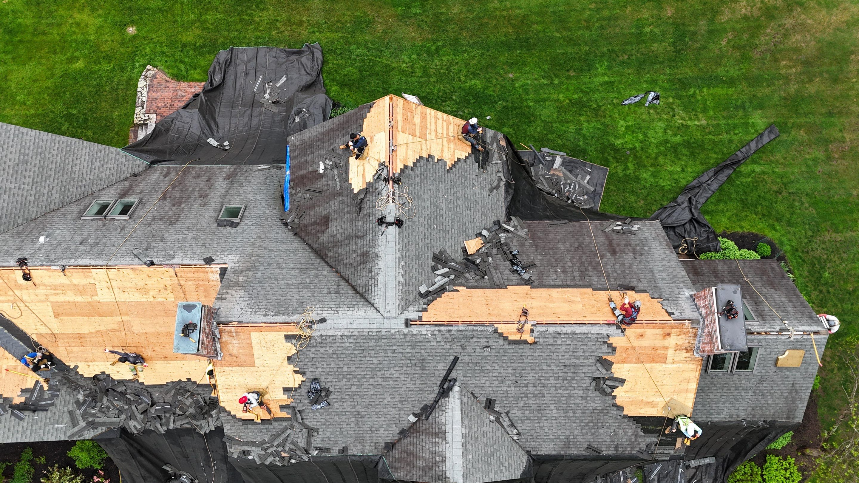 Roof Replacement with Owens Corning Shingles and Copper Flashing by Mighty Dog Roofing of Greater Middlesex County