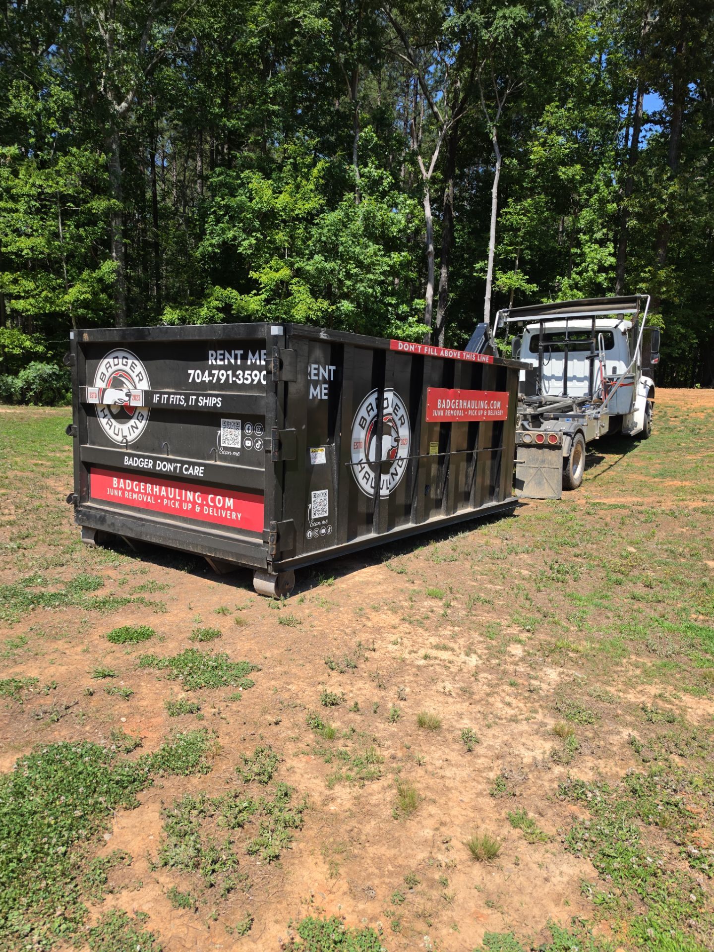 Job Site Clean Out in Lancaster by Badger Hauling